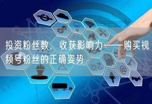 投资粉丝数，收获影响力——购买视频号粉丝的正确姿势
