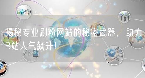 揭秘专业刷粉网站的秘密武器，助力B站人气飙升！