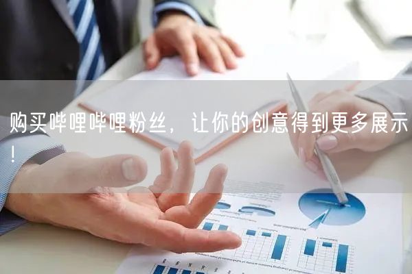 购买哔哩哔哩粉丝，让你的创意得到更多展示！