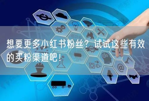 想要更多小红书粉丝？试试这些有效的买粉渠道吧！