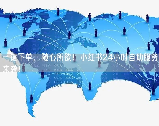 一键下单，随心所欲！小红书24小时自助服务来袭！