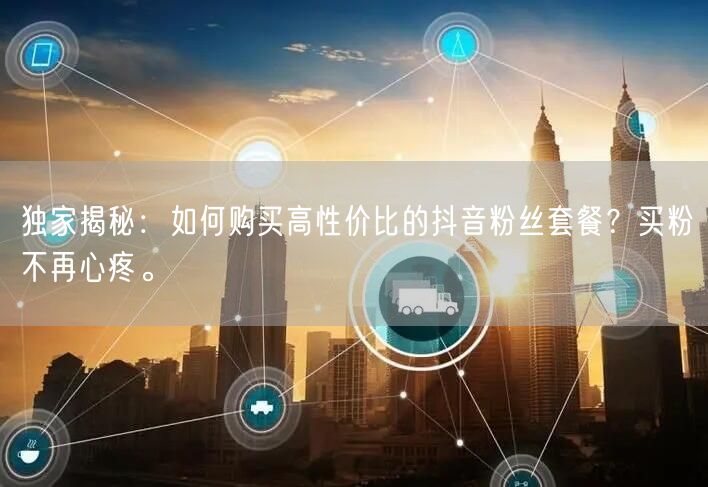 独家揭秘：如何购买高性价比的抖音粉丝套餐？买粉不再心疼。