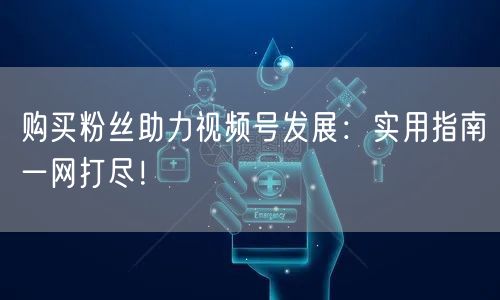 购买粉丝助力视频号发展：实用指南一网打尽！