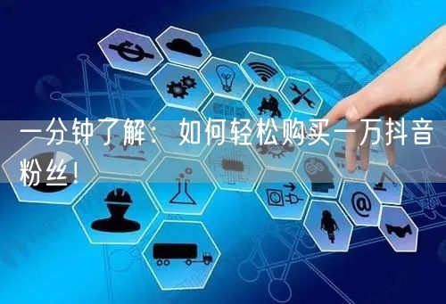 一分钟了解：如何轻松购买一万抖音粉丝！